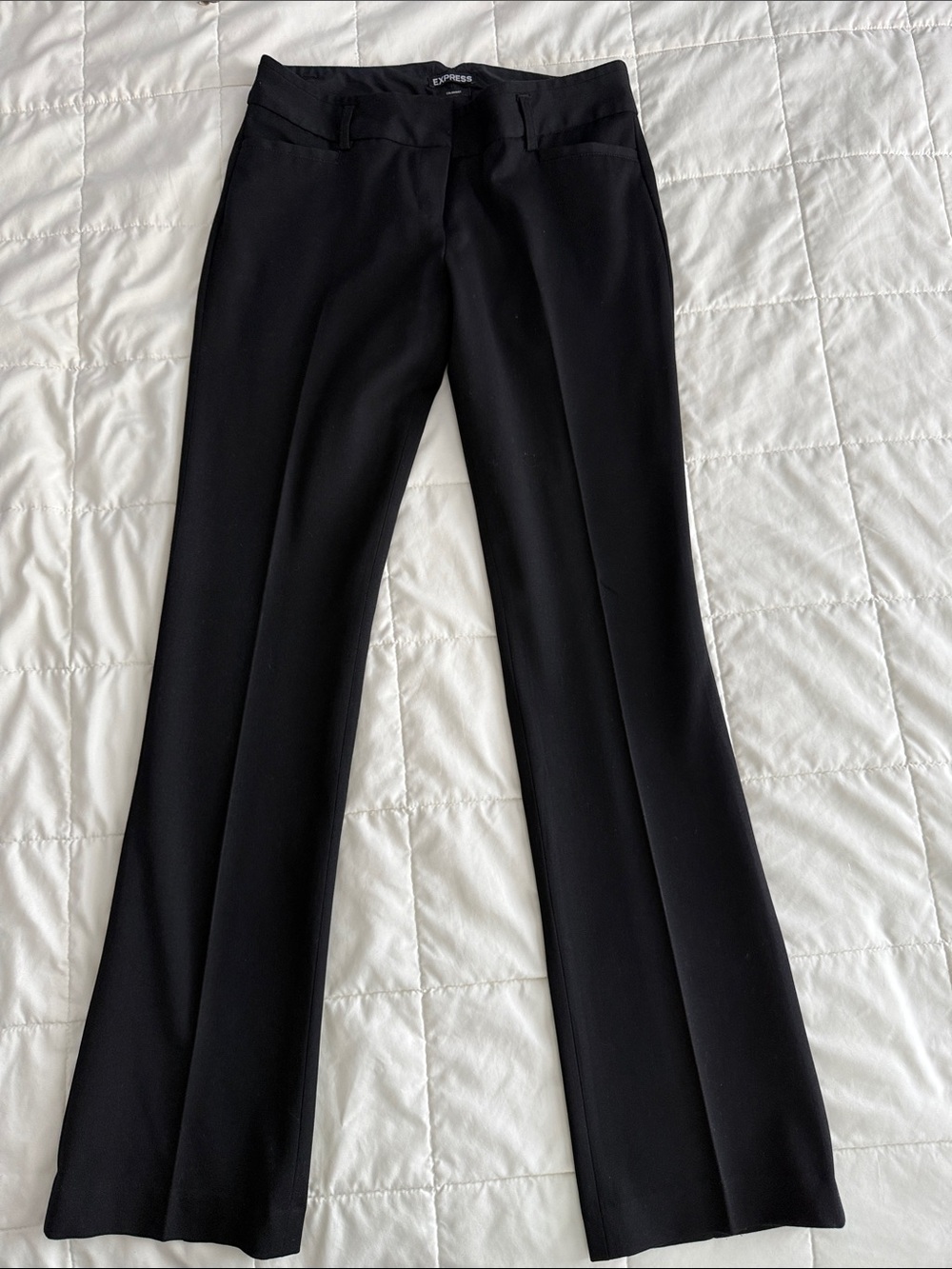Express Black Stretch Bootcut Pants